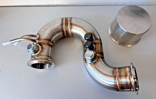 Downpipe inox vag - inox,