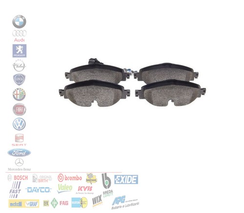 Pastiglie freno anteriori audi - pastiglie,