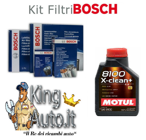 Kit tagliando filtri bosch - bosch, +